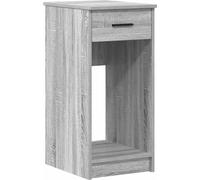 vidaXL Armadio per computer con cassetto Grey Sonoma 35x45x77 cm