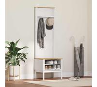 vidaXL Armadio per corridoio FLORO Bianco 50 x 40 x 158 cm