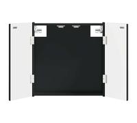 vidaXL Armadio per Dartboard ARNHEM Nero 52,5 x 10,5 x 53,5 cm
