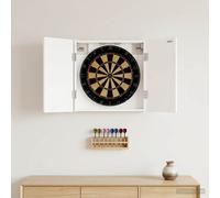 vidaXL Armadio per Dartboard DELFT Bianco 52,5 x 10,5 x 53,5 cm
