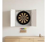vidaXL Armadio per Dartboard DELFT Grigio Cemento Legno ingegnerizzato
