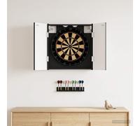 vidaXL Armadio per Dartboard DELFT Nero 52,5 x 10,5 x 53,5 cm
