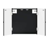 vidaXL Armadio per Dartboard EDE Nero 52,5 x 10,5 x 53,5 cm