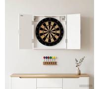 vidaXL Armadio per Dartboard HAARLEM Bianco 52,5 x 10,5 x 53,5 cm