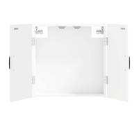vidaXL Armadio per Dartboard HOORN Bianco 52,5 x 10,5 x 53,5 cm
