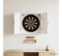 vidaXL Armadio per Dartboard HOORN Bianco Lucido 52,5 x 10,5 x 53,5 cm