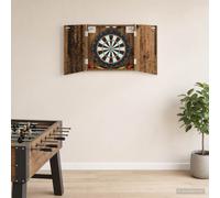 Armadio per Dartboard Legno antico 56 x 12 x 53,5 cm