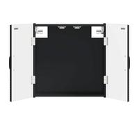 vidaXL Armadio per Dartboard UTRECHT Nero 52,5 x 10,5 x 53,5 cm