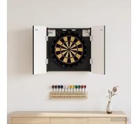 vidaXL Armadio per Dartboard ZWOLLE Nero 52,5 x 10,5 x 57,5 cm