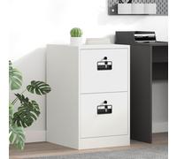 vidaXL Armadio per File con cassetto Bianco 44 x 50 x 74,5 cm
