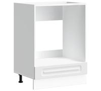 vidaXL Armadio per Forno Kalmar Bianco in Legno Multistrato