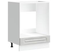 vidaXL Armadio per Forno Kalmar Grigio Cemento in Legno Multistrato