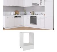 vidaXL Armadio per Forno Bianco 60x46x81,5 cm in Legno Multistrato