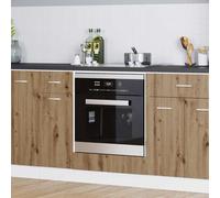vidaXL Armadio per forno rovere artigianale 60 x 46 x 81.5 cm