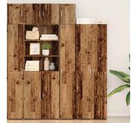 vidaXL Armadio per la conservazione con ripiani Legno antico