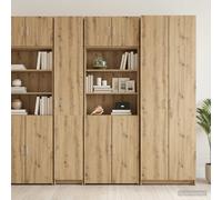 vidaXL Armadio per la conservazione con ripiani Rovere Artigianale