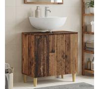 vidaXL Armadio per Lavabo da Bagno ARNHEM Legno antico
