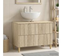 vidaXL Armadio per Lavabo da Bagno ARNHEM Rovere Sonoma
