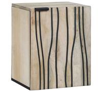 vidaXL Armadio per Lavabo da Bagno con porta Bianco 38 x 33,5 x 48 cm