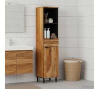 vidaXL Armadio per Lavabo da Bagno con porta Legno di Acacia Massello