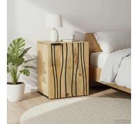 vidaXL Armadio per Lavabo da Bagno con porta Marrone 38 x 33,5 x 48 cm