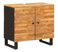 vidaXL Armadio per Lavabo da Bagno con porta Naturale 62 x 33 x 58 cm