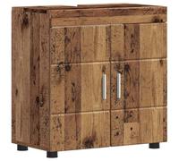vidaXL Armadio per lavabo da bagno in legno riciclato 60 x 34 x 63 cm. Spazio ampio, per uso interno. Richiede assemblaggio. Perfetto per la casa e il giardino. Mobili ideali per uno stile contempor