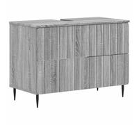 vidaXL Armadio per Lavabo da Bagno ZWOLLE Sonoma grigio