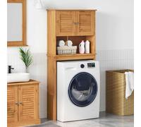 vidaXL Armadio per Lavatrice con porta VIGO Marrone e Marrone Miele