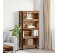 vidaXL Libreria 2 pezzi legno antico 80 x 30 x 155 cm, soggiorno, set di mobili rettangolare e durevole con un design elegante per gli spazi moderni, ideale per il comfort e lo stile.