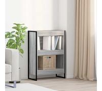 vidaXL Armadio per Libri Grigio Sonoma 80 x 30 x 155 cm