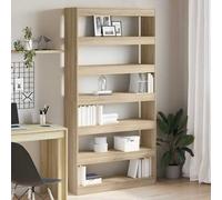 vidaXL Armadio per Libri Marrone Legno multistrato