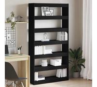 vidaXL Armadio per Libri Nero Legno multistrato