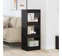 vidaXL Armadio per Libri Rovere nero 40 x 30 x 103 cm