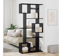 vidaXL Armadio per Libri Rovere nero 92 x 29 x 188 cm