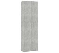 Armadio per ufficio grigio calcestruzzo 60x32x190 cm truciolato