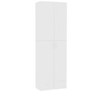 Armadio per ufficio bianco 60x32x190 cm in legno multistrato