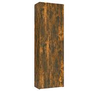vidaXL Armadio per Ufficio Rovere Fumo 60x32x190 cm Legno Multistrato