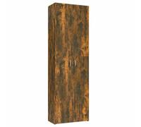 vidaXL Armadio per Ufficio Rovere Fumo 60x32x190 cm Legno Multistrato