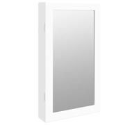 AX Mobiletto Specchio LED Illuminato Portagioie 37.5x10x67cm 2Cassetti 0K 353229