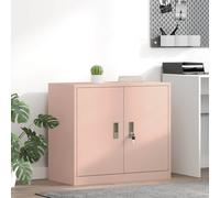 vidaXL Armadio Rosa 80 x 40 x 70 cm Acciaio