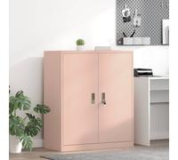 vidaXL Armadio Rosa 90 x 40 x 105 cm Acciaio