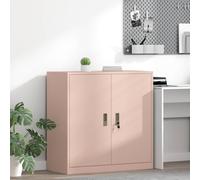 vidaXL Armadio Rosa 90 x 40 x 90 cm Acciaio