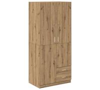 vidaXL Armadio Rovere Artigianale 80x52x180 cm in Legno Multistrato