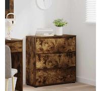 vidaXL Armadio Rovere fumé 80 x 31 x 81 cm Legno multistrato