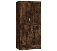 vidaXL Armadio Rovere Fumo 82,5x51,5x180 cm in Legno Multistrato