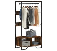 vidaXL Armadio Rovere Fumo 90x50x180 cm in Truciolato