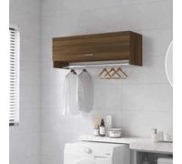 vidaXL Armadio Rovere Marrone 100x32,5x35 cm in Legno Ingegnerizzato