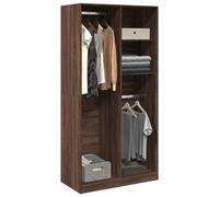 vidaXL Armadio Rovere Marrone 100x50x200 cm in Legno Multistrato