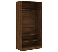 vidaXL Armadio Rovere Marrone 100x50x200 cm in Legno Multistrato
